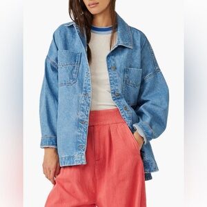 Free People Madison City Twill Jacket